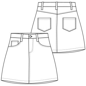 Fashion sewing patterns for GIRLS Skirts Skirt 000